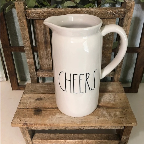 Rae Dunn CHEERS Pitcher - Picture 3 of 5